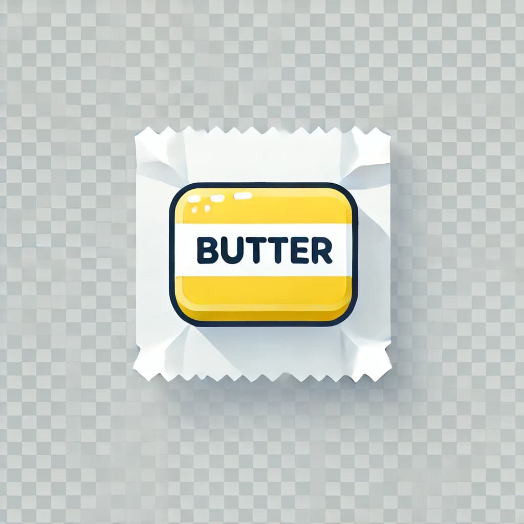 Butter and stick margarine