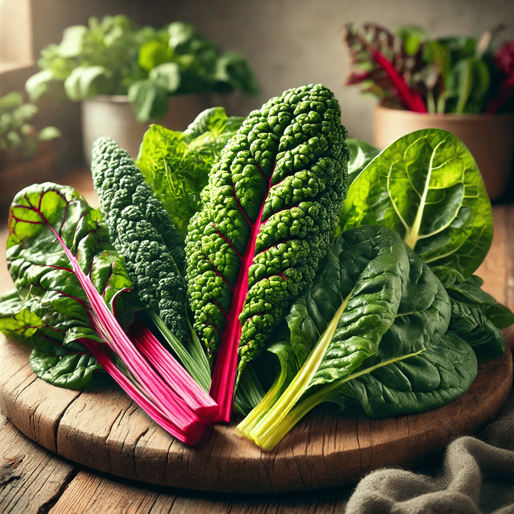 Leafy green vegetables