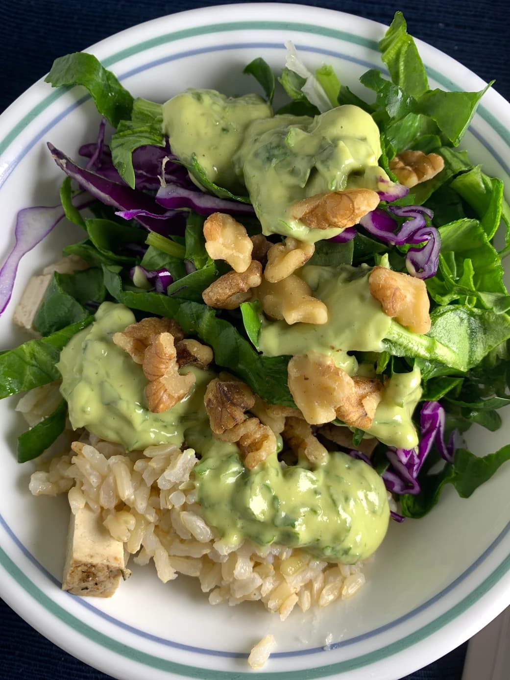 Vibrant Basil & Avocado Tofu Bowl (MIND Diet-Friendly)