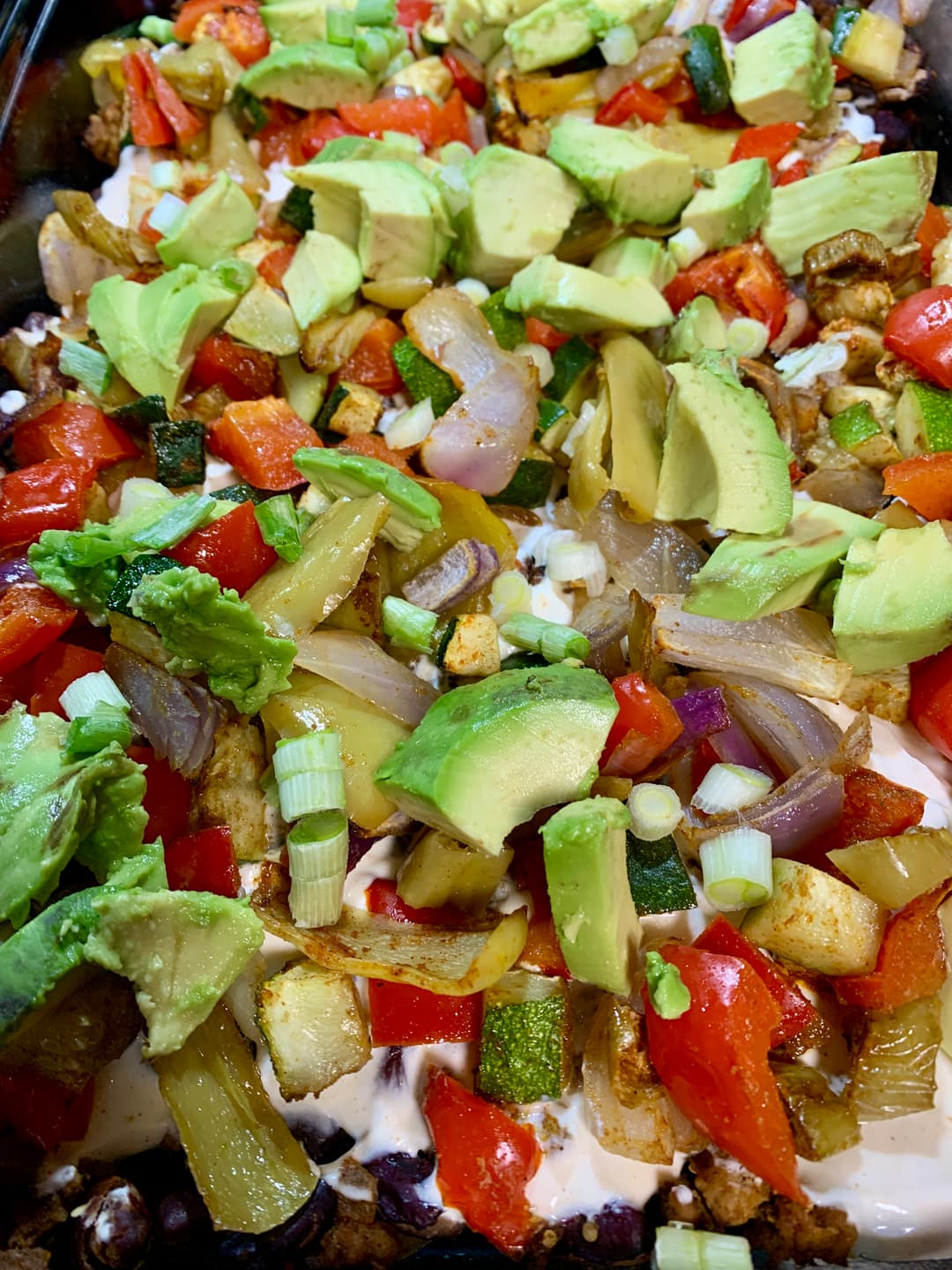 MIND Diet Taco Casserole with Roasted Vegetables