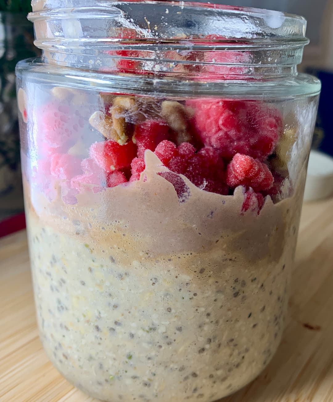 Chocolate Pudding Overnight Oats