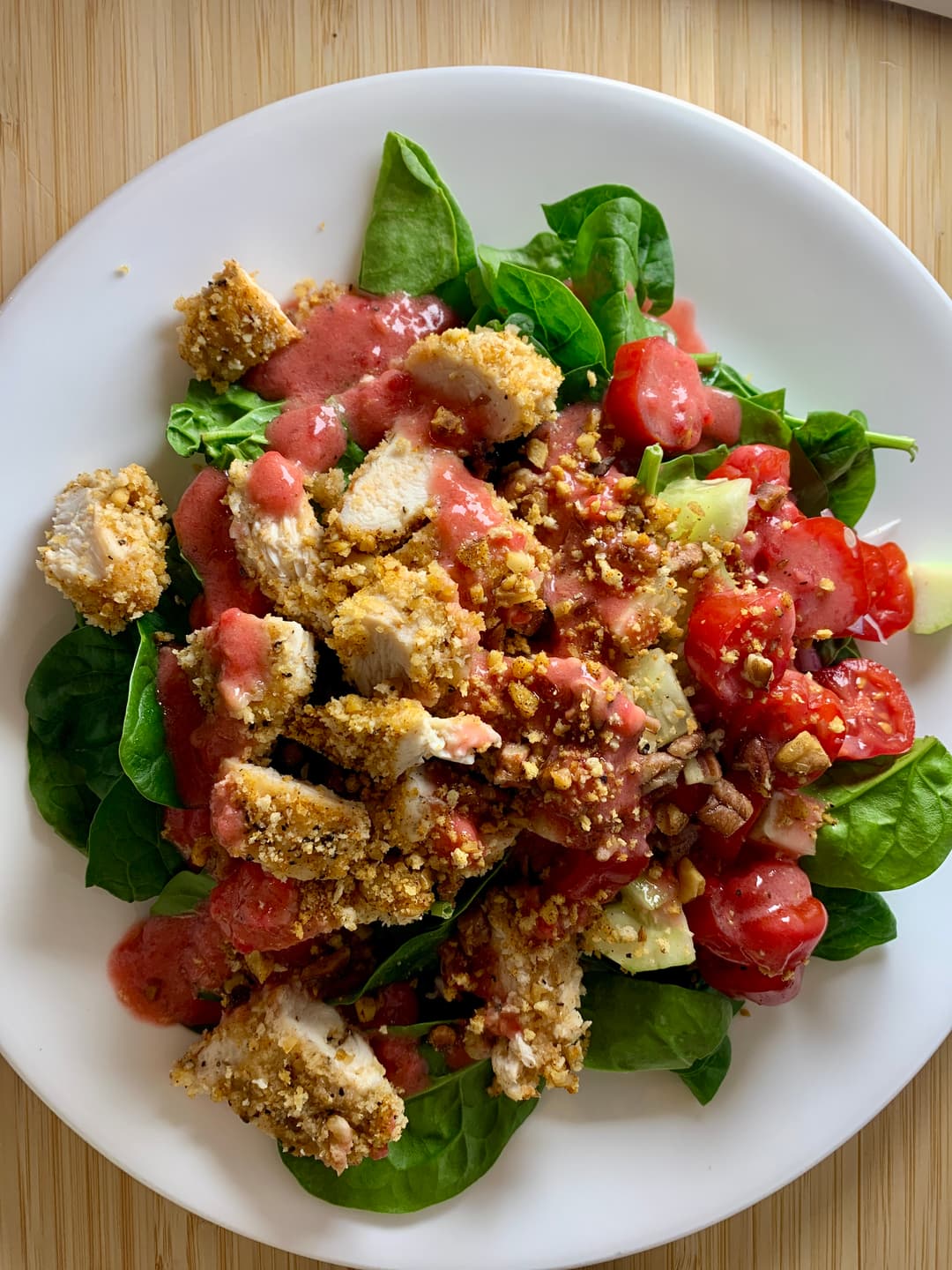 Raspberry Crunch Chicken Salad