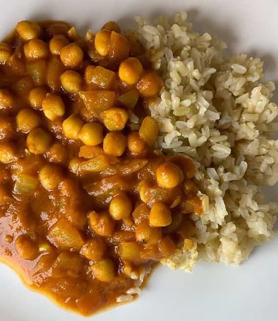 MIND Diet-Friendly Chickpea Curry