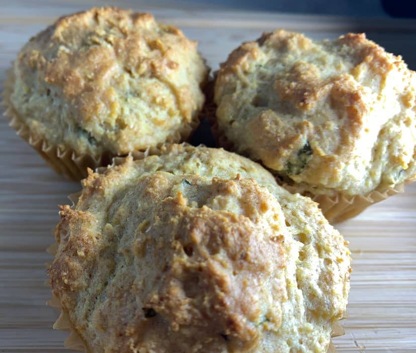 Savory Cornmeal Herb Muffins