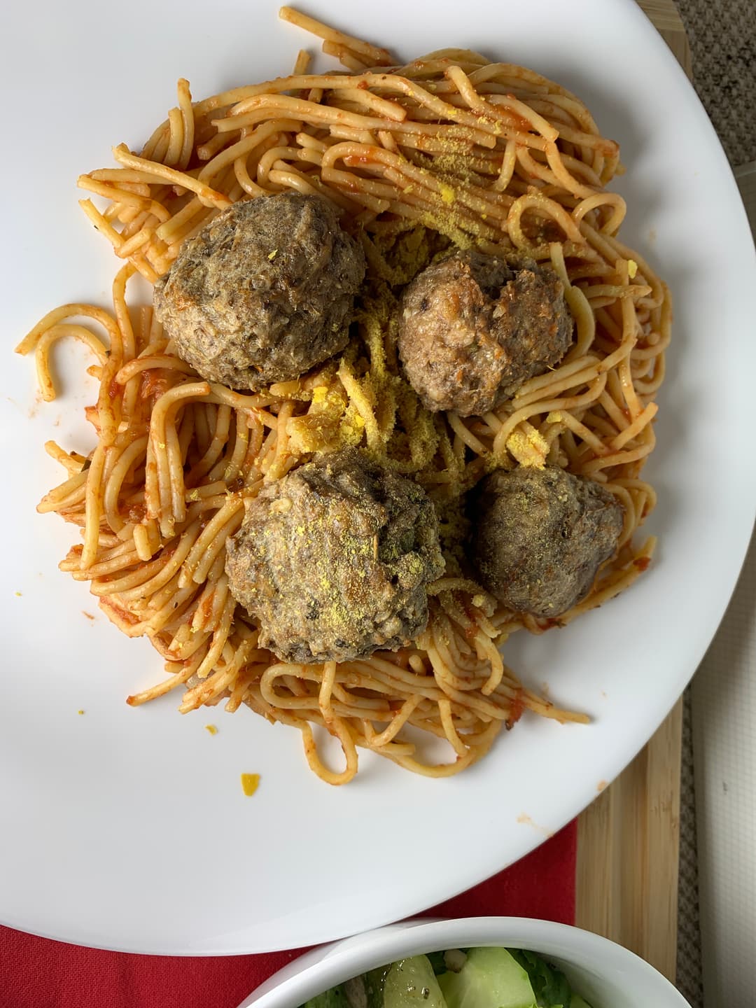 High-Protein MIND Diet Spaghetti and Meatballs